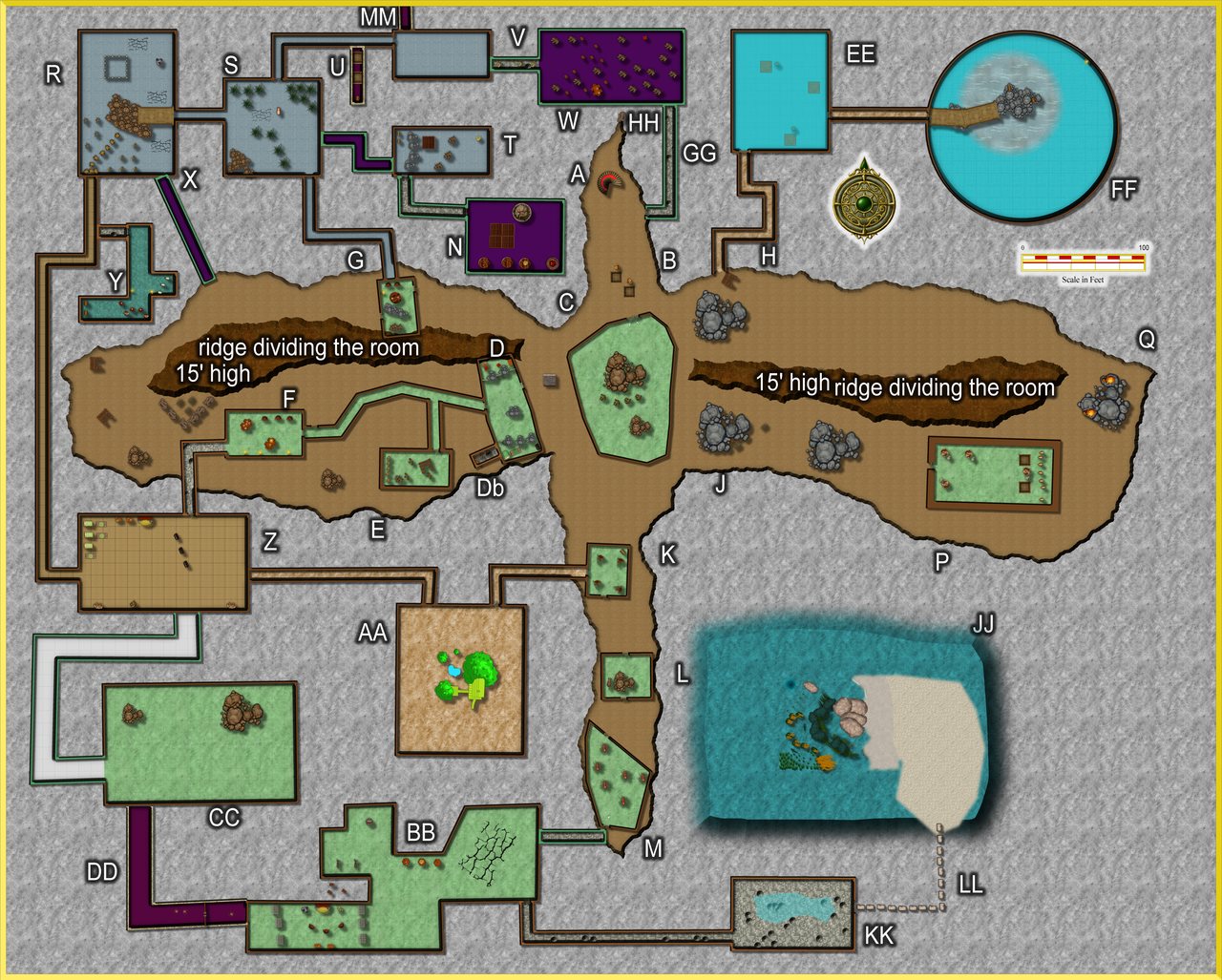 Nibirum Map: dungeon of the dragon by JimP